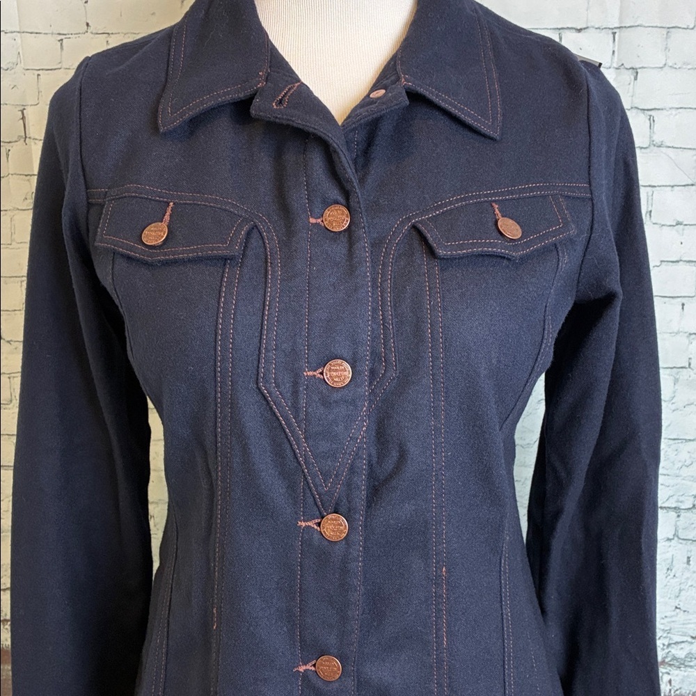 Pendleton Virgin Wool Rockabilly Western Jacket S… - image 3